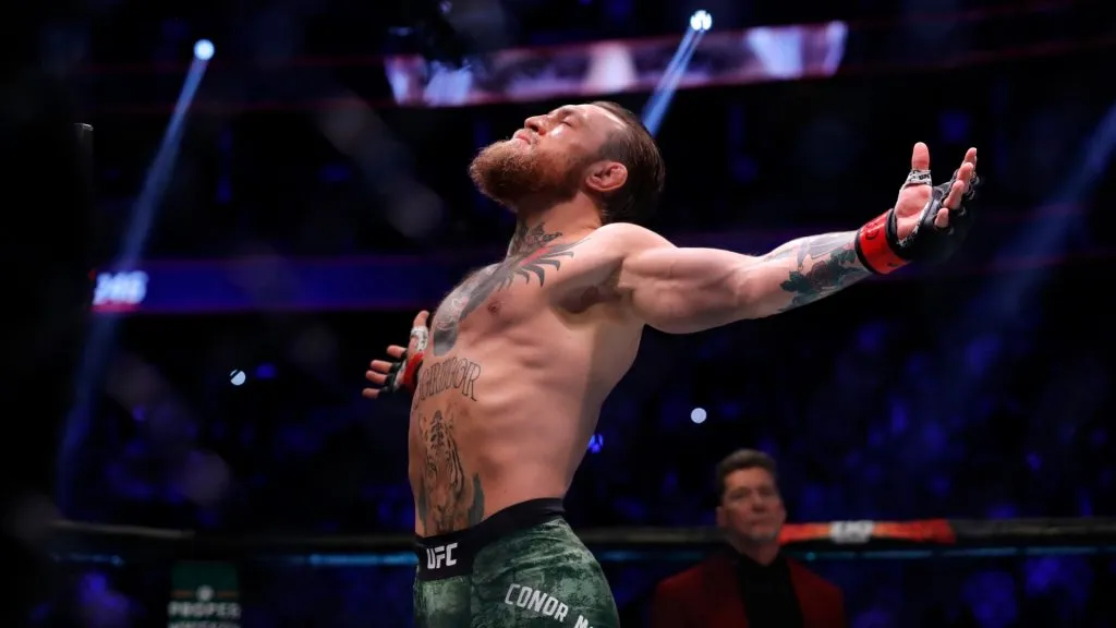 Conor McGregor prepares for his welterweight bout against Donald Cerrone during UFC246 at T-Mobile Arena on January 18, 2020. (Source: Steve Marcus/Getty Images)