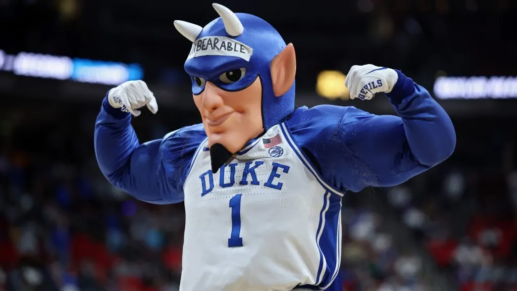 The Duke Blue Devils mascot