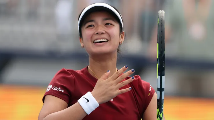 Alexandra Eala at the 2025 Miami Open