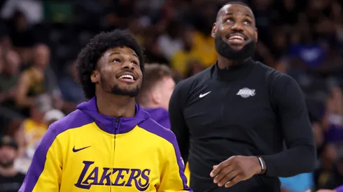 LeBron James shared the court with his son Bronny during the 2024-25 NBA season