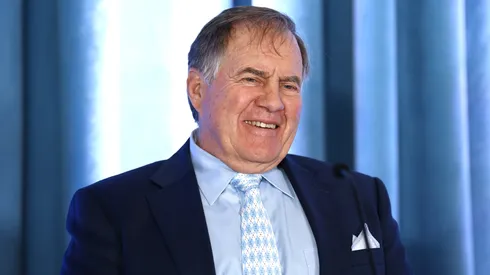 Head Coach Bill Belichick of the North Carolina Tar Heels