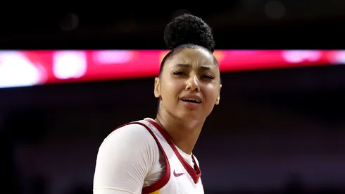 JuJu Watkins #12 of the USC Trojans