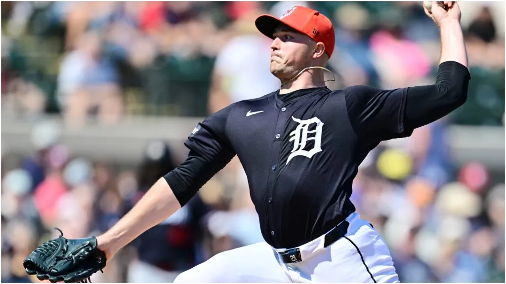 Tarik Skubal of the Detroit Tigers – Julio Aguilar/Getty Images
