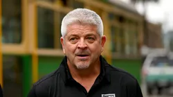 Head Coach Todd McLellan watches on during a NHL International Series Media Opportunity at Parliament House on September 18, 2023 in Melbourne, Australia.