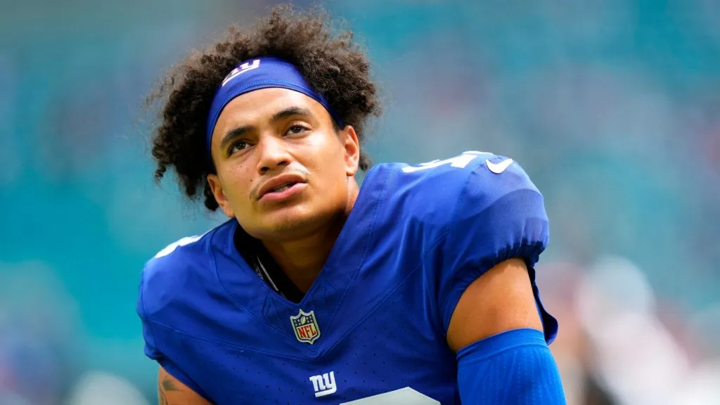 Jalin Hyatt, wide receiver for the New York Giants