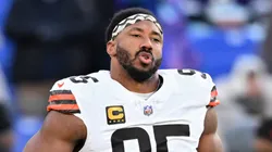 Myles Garrett, defensive end for the Cleveland Browns
