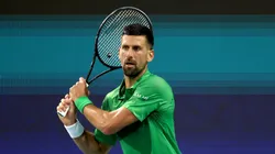 Novak Djokovic during the 2025 Miami Open