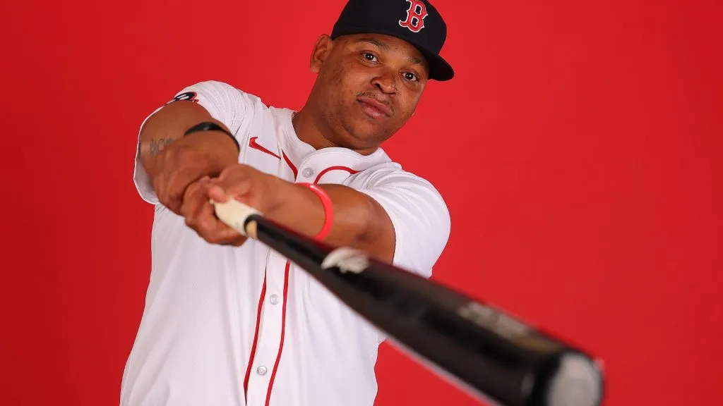 Rafael Devers #11 of the Boston Red Sox