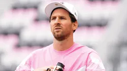 Lionel Messi #10 of Inter Miami CF arrives prior to a game against the Philadelphia Union at Chase Stadium on March 29, 2025 in Fort Lauderdale, Florida.