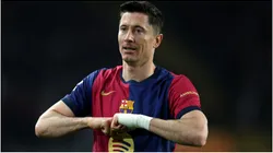 FC Barcelona's Robert Lewandowski.