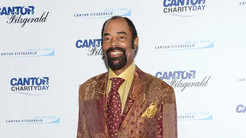 Basketball player Walt Frazier attends the annual Charity Day hosted by Cantor Fitzgerald and BGC at Cantor Fitzgerald