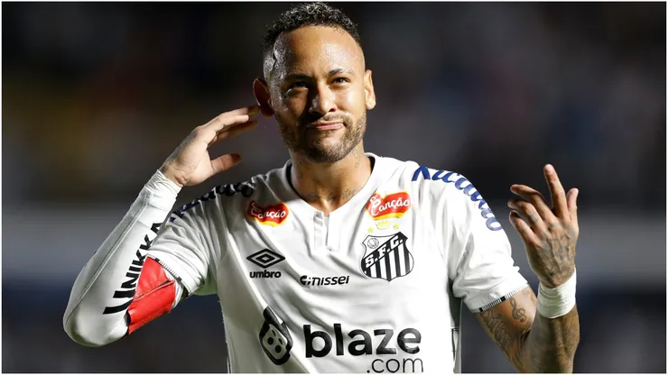 Neymar of Santos