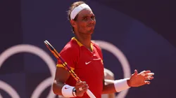 Rafael Nadal of Spain during the 2024 Paris Olympics