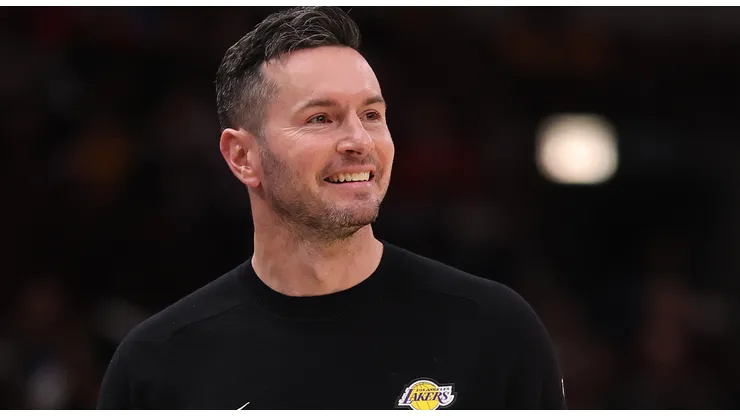 Head coach JJ Redick of the Los Angeles Lakers