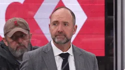 Head coach Peter DeBoer of the Dallas Stars looks on against the Chicago Blackhawks during the second period at the United Center on December 29, 2024 in Chicago, Illinois.