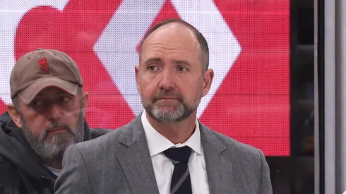 Head coach Peter DeBoer of the Dallas Stars looks on against the Chicago Blackhawks during the second period at the United Center on December 29, 2024 in Chicago, Illinois.