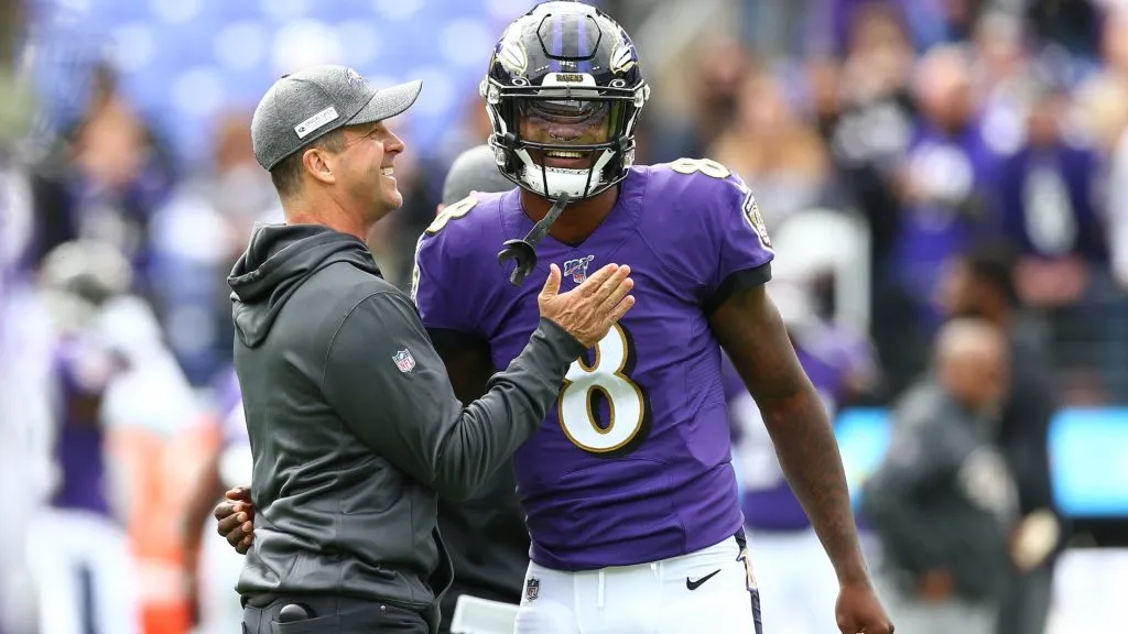 Lamar Jackson John Harbaugh