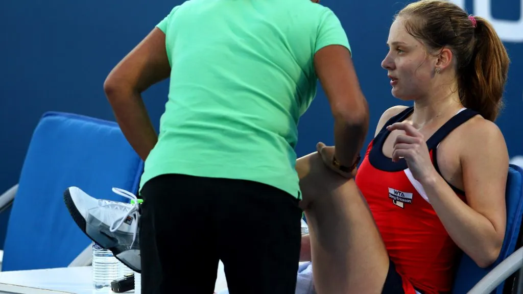 Chakvetadze dealt with injuries during her career (Robert Cianflone/Getty Images)