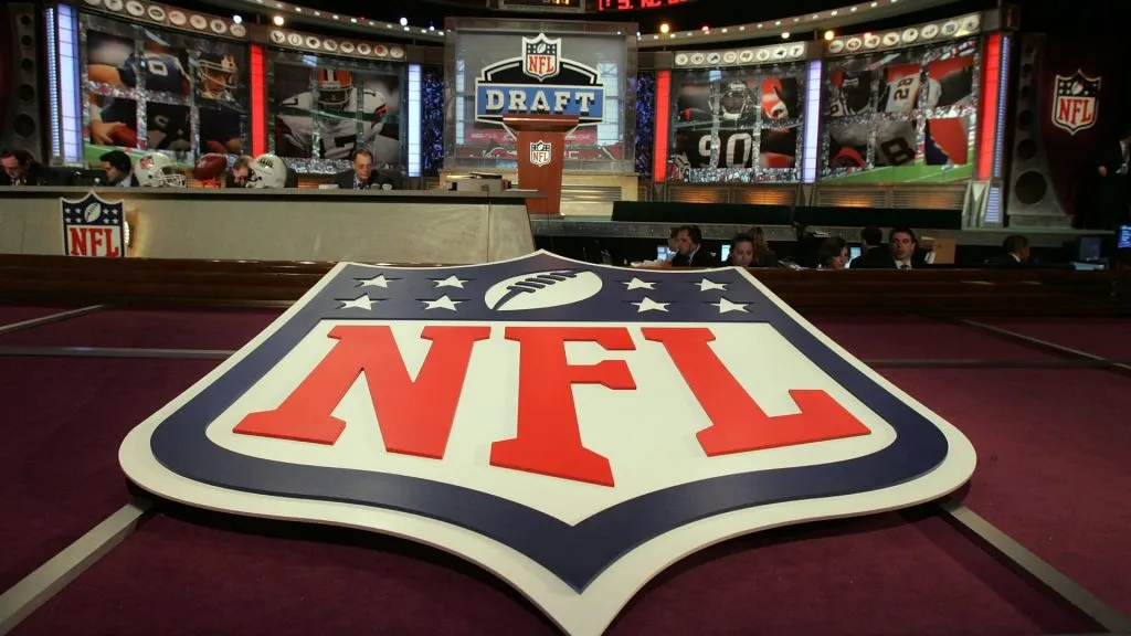 A general view shows the stage during the during the 2008 NFL Draft on April 26, 2008. (Source: Jim McIsaac/Getty Images)