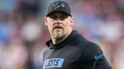 Head coach Dan Campbell of the Detroit Lions looks on before the game against the San Francisco 49ers at Levi's Stadium on December 30, 2024 in Santa Clara, California.