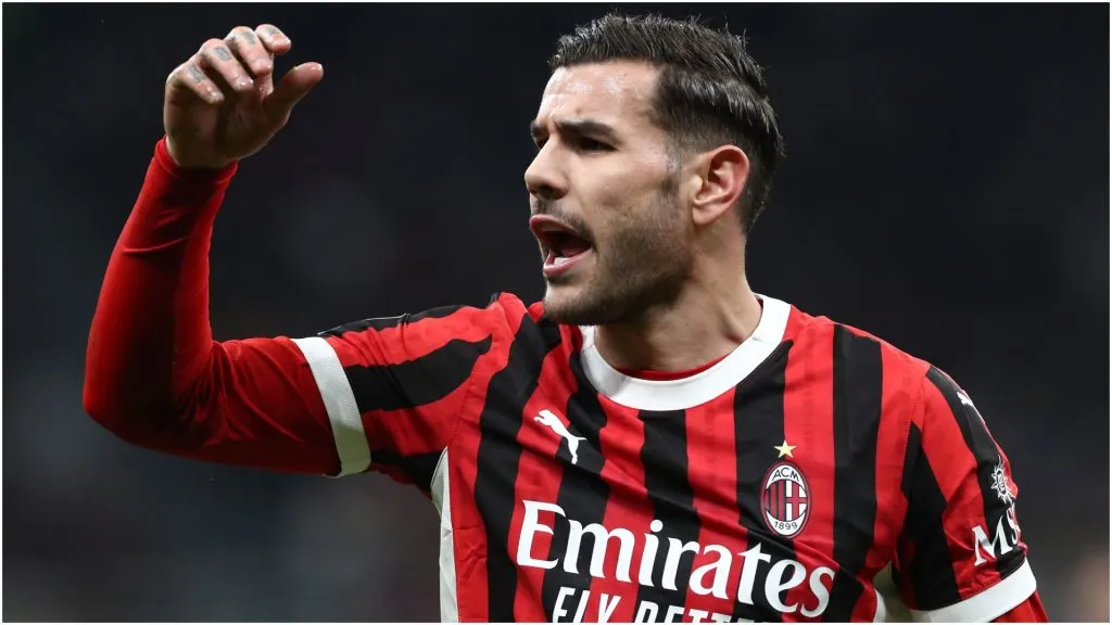 Theo Hernandez of AC Milan – Marco Luzzani/Getty Images