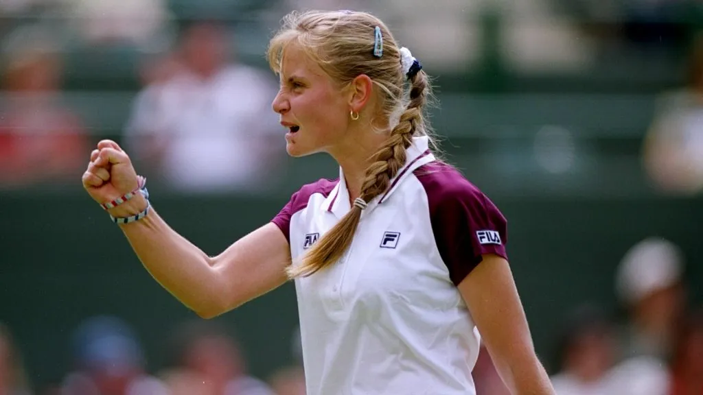 Dokic during 1999 Wimbledon (Gary M Prior/Allsport)