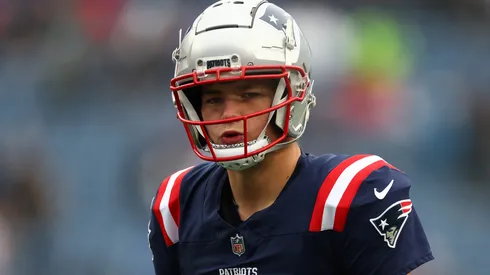 Drake Maye #10 of the New England Patriots