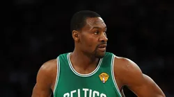 Tony Allen #42 of the Boston Celtics looks on against the Los Angeles Lakers in Game Two of the 2010 NBA Finals