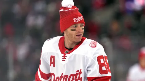 Patrick Kane #88 of the Detroit Red Wings at Ohio Stadium