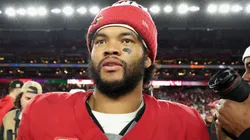 Kyler Murray #1 of the Arizona Cardinals following the NFL game against the San Francisco 49ers at State Farm Stadium on January 05, 2025 in Glendale, Arizona. The Cardinals defeated the 49ers 47-24.