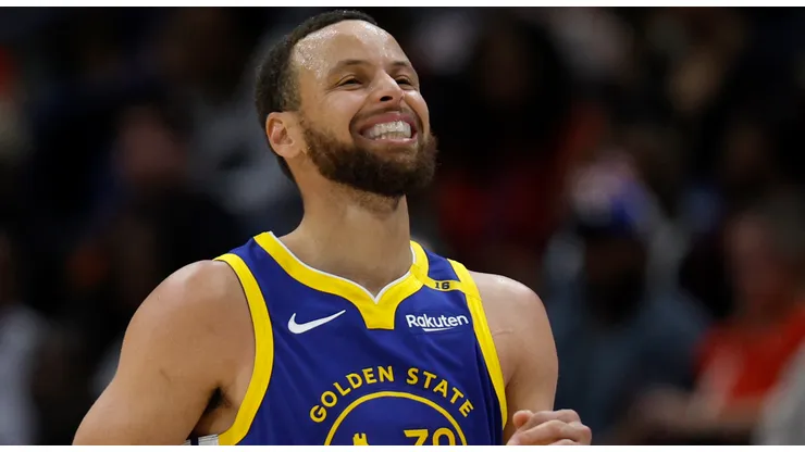 Stephen Curry #30 of the Golden State Warriors stands on the court during the third quarter of an NBA game against the New Orleans Pelicans at Smoothie King Center on March 28, 2025 in New Orleans, Louisiana.