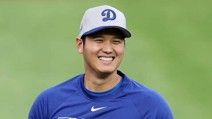 Shohei Ohtani #17 of the Los Angeles Dodgers.