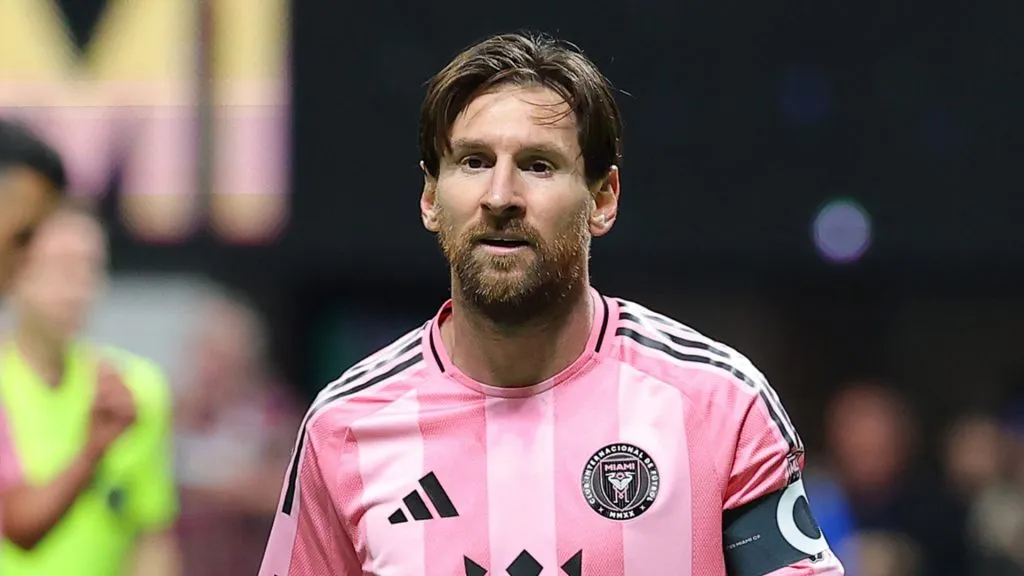 Messi during the match against Atlanta United on March 16, 2025 (Kevin C. Cox/Getty Images)