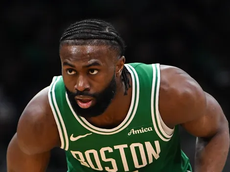 Celtics’ Jaylen Brown takes aim at an action LeBron James commits during games