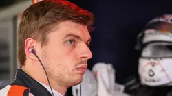 Max Verstappen of the Netherlands and Oracle Red Bull Racing looks on in the garage during the F1 Grand Prix of Japan at Suzuka Circuit on April 06, 2025 in Suzuka, Japan.