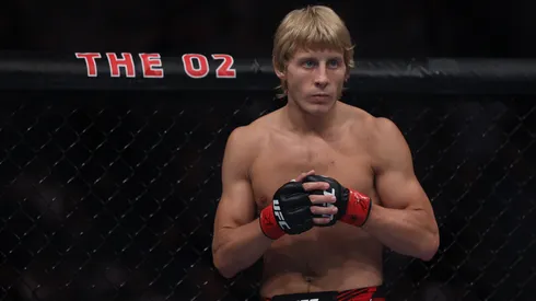 Paddy Pimblett of England before his fight with Jordan Leavitt of USA in the Lightweight bout during UFC Fight Night at O2 Arena on July 23, 2022.