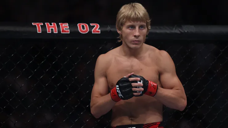 Paddy Pimblett of England before his fight with Jordan Leavitt of USA in the Lightweight bout during UFC Fight Night at O2 Arena on July 23, 2022.