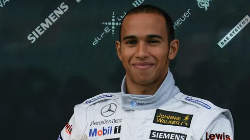 Lewis Hamilton, 21, of Great Britain before driving a McClaren MP421 for the first time, during Formula one testing at Silverstone Circuit on September 19, 2006 at Silverstone, England.