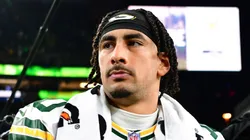 Jordan Love #10 of the Green Bay Packers walks off the field after defeating the Seattle Seahawks 30-13 at Lumen Field on December 15, 2024 in Seattle, Washington.