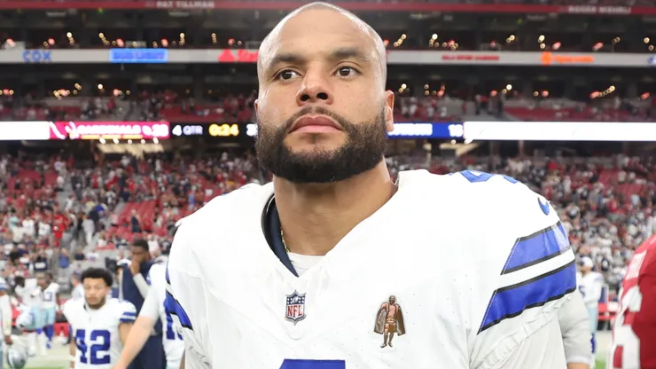 Dak Prescott #4 of the Dallas Cowboys.