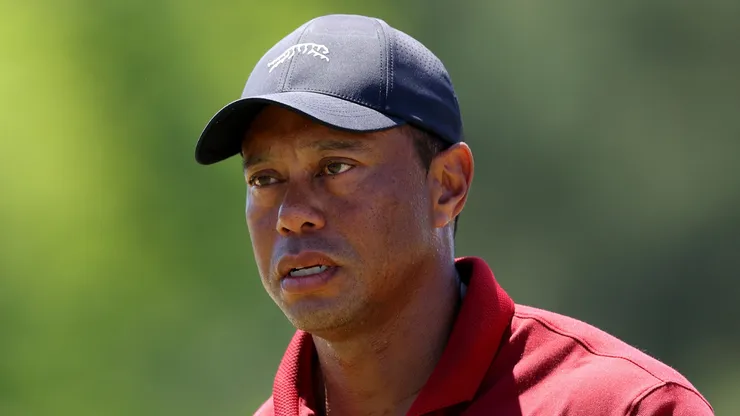 Tiger Woods at the 2024 Masters Tournament