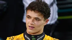 Race winner Oscar Piastri of Australia and McLaren and Third placed Lando Norris of Great Britain and McLaren talk in parc ferme during the F1 Grand Prix of Bahrain at Bahrain International Circuit on April 13, 2025 in Bahrain, Bahrain.