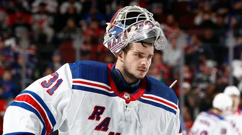 Igor Shesterkin #31 of the New York Rangers