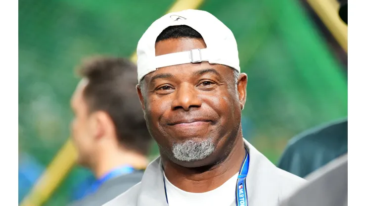 Ken Griffey Jr. is seen prior to the MLB Tokyo Series game between Los Angeles Dodgers and Chicago Cubs at Tokyo Dome on March 19, 2025 in Tokyo, Japan.