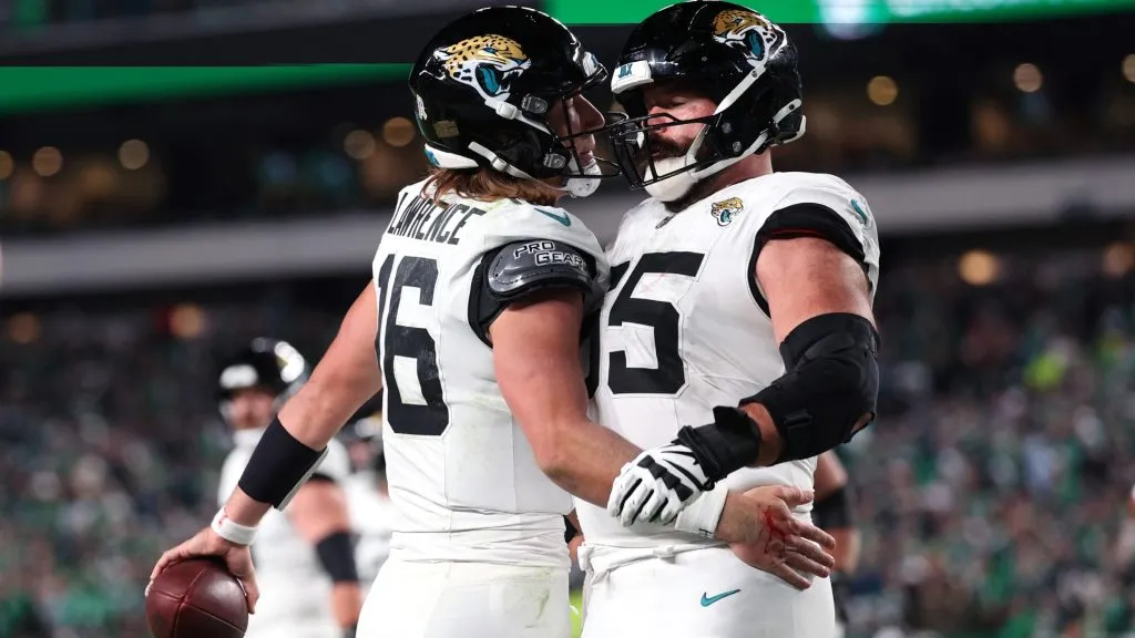 Mitch Morse Trevor Lawrence Jacksonville Jaguars