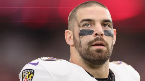 Tight end Mark Andrews #89 of the Baltimore Ravens during the NFL game at State Farm Stadium on October 29, 2023 in Glendale, Arizona. The Ravens defeated the Cardinals 31-24.