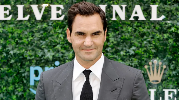 Roger Federer during the premiere of his documentary "Twelve Final Days"