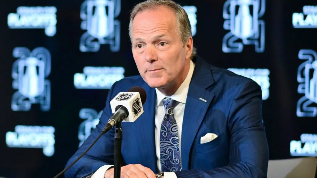 Jon Cooper attends a press conference