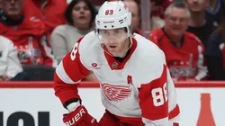 Patrick Kane #88 of the Detroit Red Wings skates against the Washington Capitals at Capital One Arena on March 18, 2025 in Washington, DC.