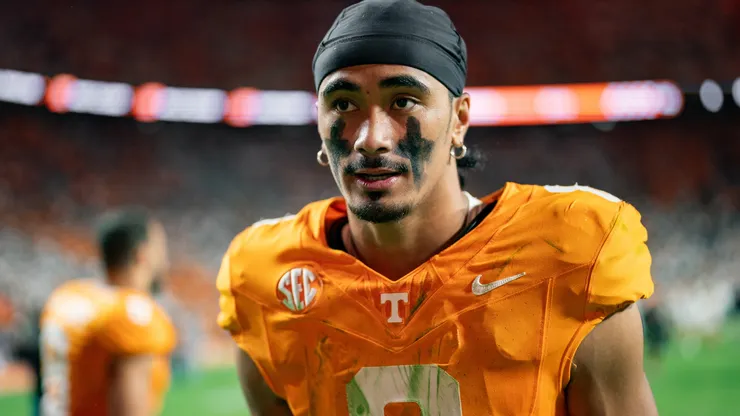 Nico Iamaleava at Neyland Stadium on October 12, 2024 in Knoxville, Tennessee.